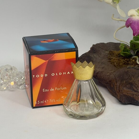 Vintage Todd Oldham EDP Splash for Women MINIATURE COLLECTIBLE EMPTY BOTTLE RARE - Picture 2 of 3